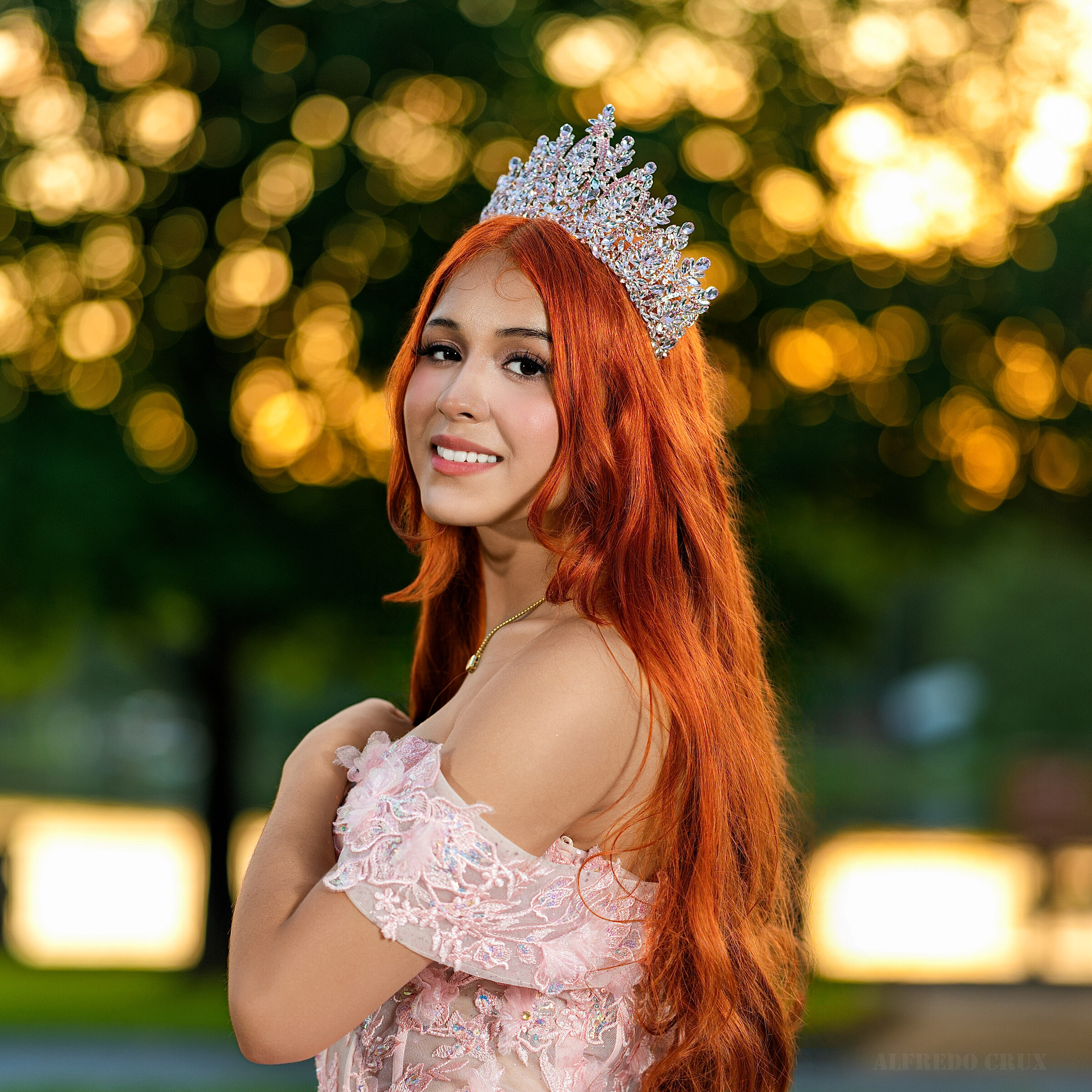 Quinceañera Fine Art — Sonrisa al Atardecer